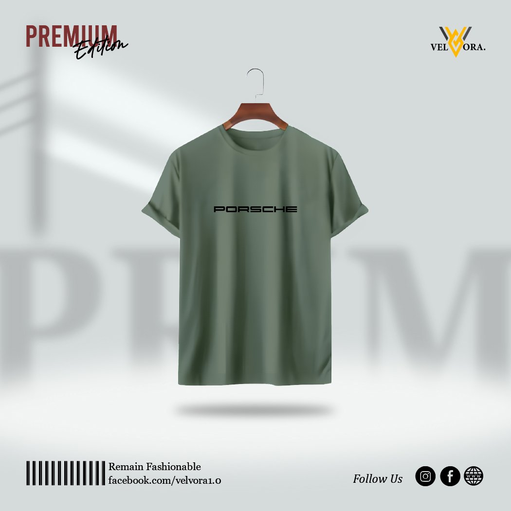 Premium Printed T-Shirt - Porsche - Image 7