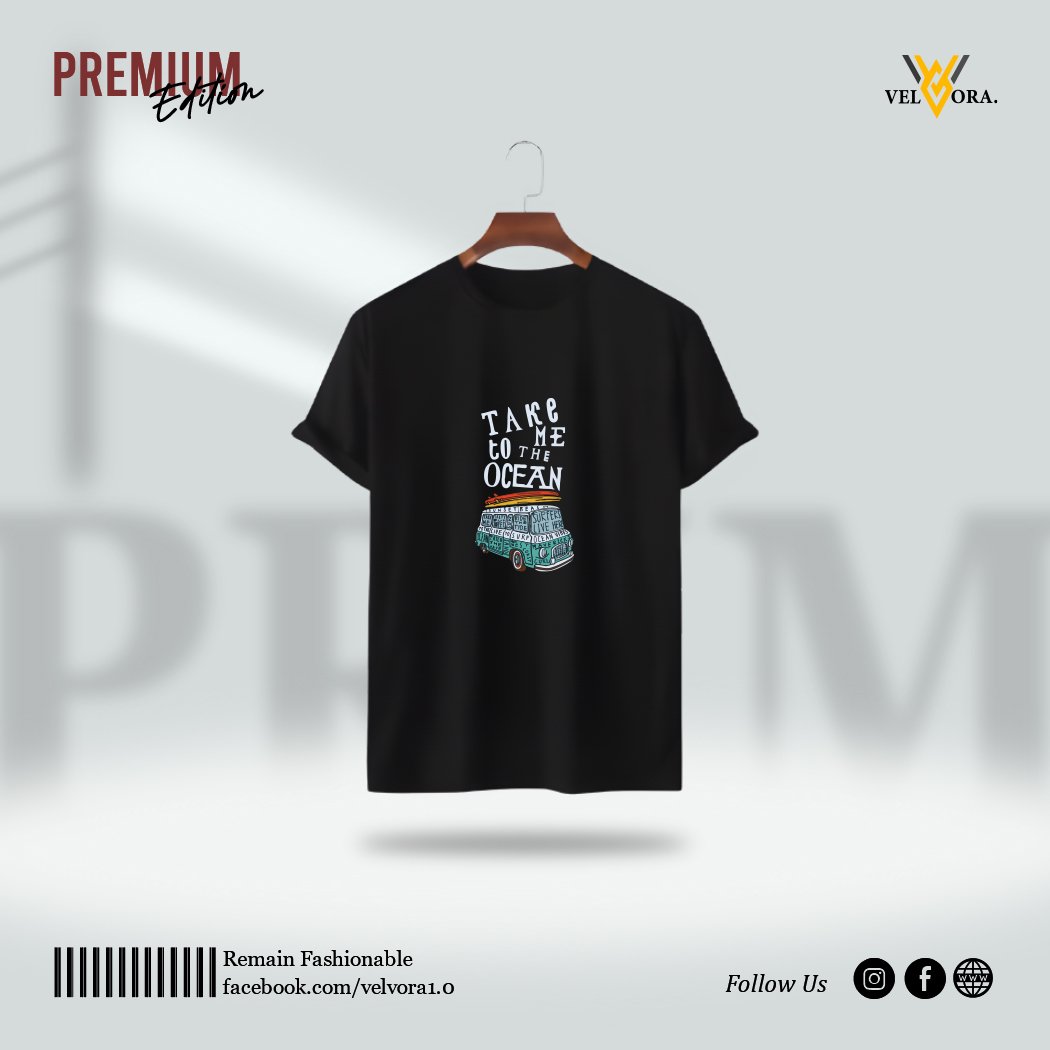 Premium Printed T-Shirt - Take Me To The Ocean - Image 7