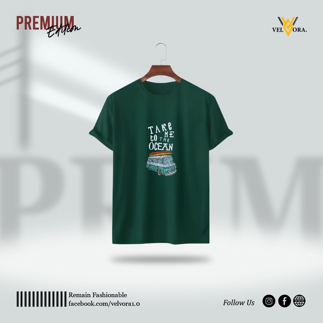 Premium Printed T-Shirt - Take Me To The Ocean - Image 5
