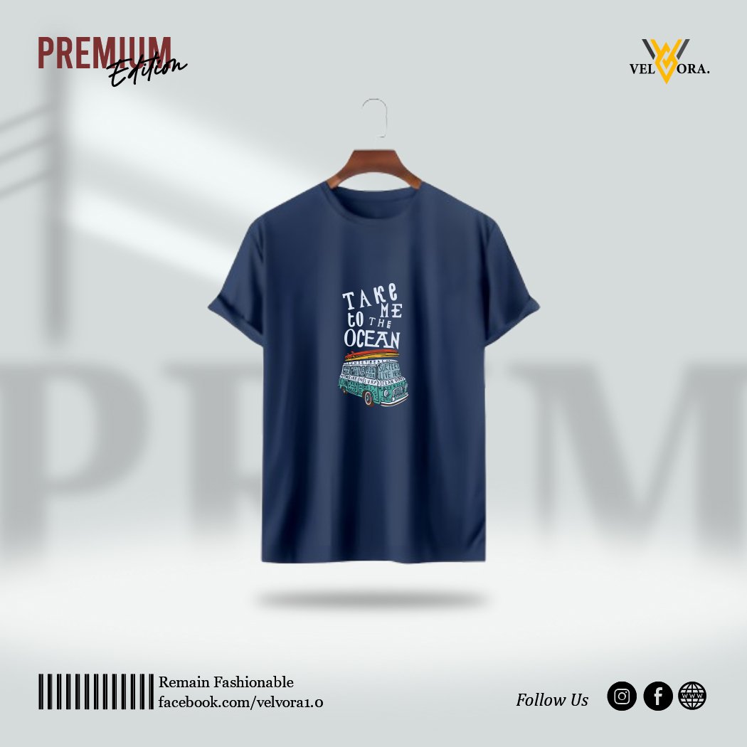 Premium Printed T-Shirt - Take Me To The Ocean - Image 4