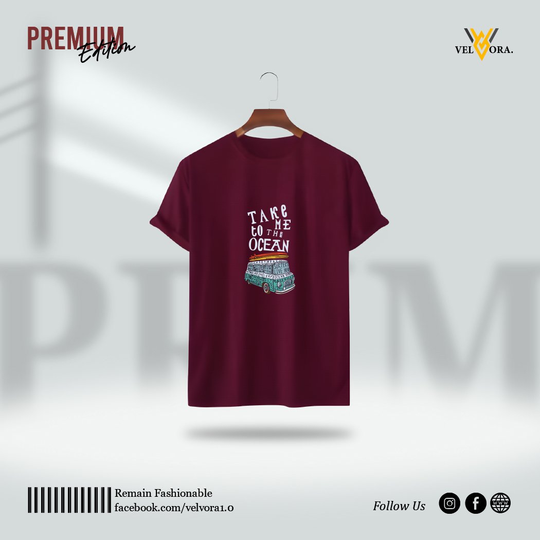 Premium Printed T-Shirt - Take Me To The Ocean - Image 3