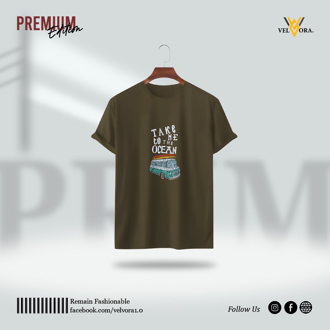Premium Printed T-Shirt - Take Me To The Ocean - Image 2