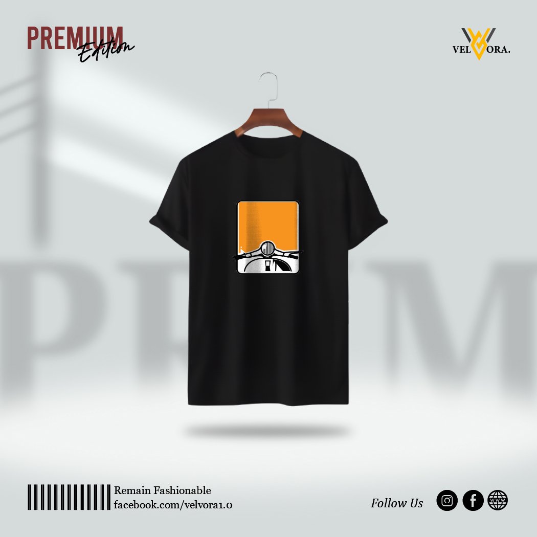 Premium Printed T-Shirt - Vespa - Image 2